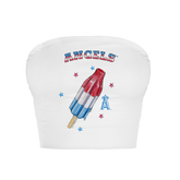 Los Angeles Angels Rocket Pop Crop Tube Top