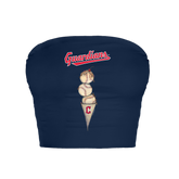 Cleveland Guardians Triple Scoop Crop Tube Top