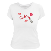 Chicago Cubs Lipstick Women's Tee Shirt - Tiny Turnip