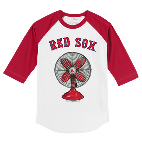 Boston Red Sox Fan 3/4 Red Sleeve Raglan