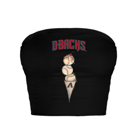 Arizona Diamondbacks Triple Scoop Crop Tube Top