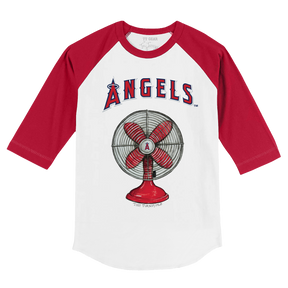 Los Angeles Angels Fan 3/4 Red Sleeve Raglan