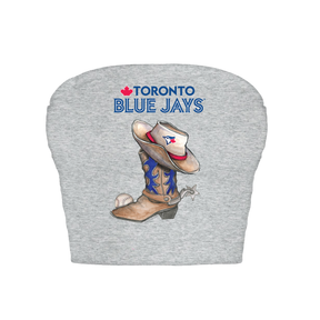 Toronto Blue Jays Cowboy Boot Crop Tube Top