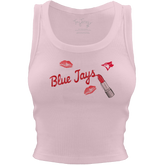 Toronto Blue Jays Lipstick Crop Tank - Tiny Turnip