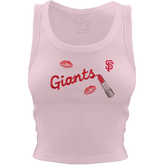 San Francisco Giants Lipstick Crop Tank - Tiny Turnip