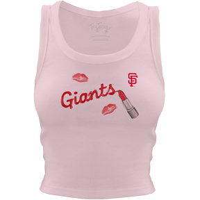 San Francisco Giants Lipstick Crop Tank - Tiny Turnip