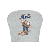 New York Mets Cowboy Boot Crop Tube Top