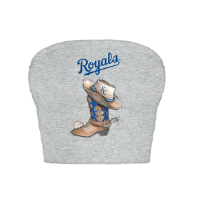 Kansas City Royals Cowboy Boot Crop Tube Top