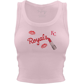 Kansas City Royals Lipstick Crop Tank - Tiny Turnip
