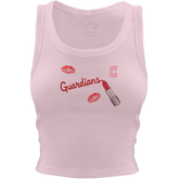 Cleveland Guardians Lipstick Crop Tank - Tiny Turnip