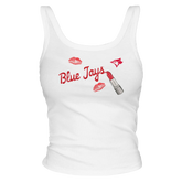 Toronto Blue Jays Lipstick Tank - Tiny Turnip