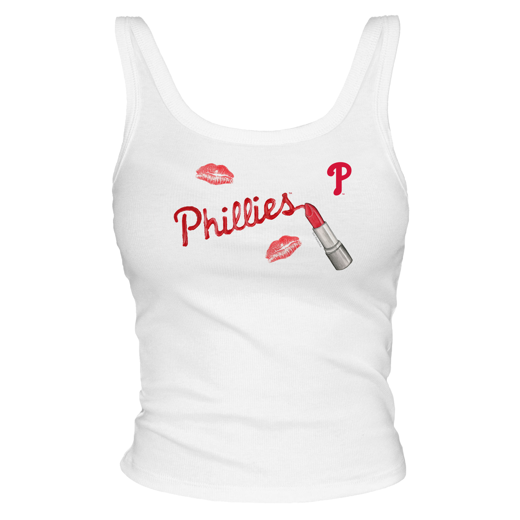 Philadelphia Phillies Lipstick Tank - Tiny Turnip