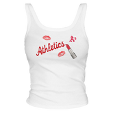 Oakland Athletics Lipstick Tank - Tiny Turnip