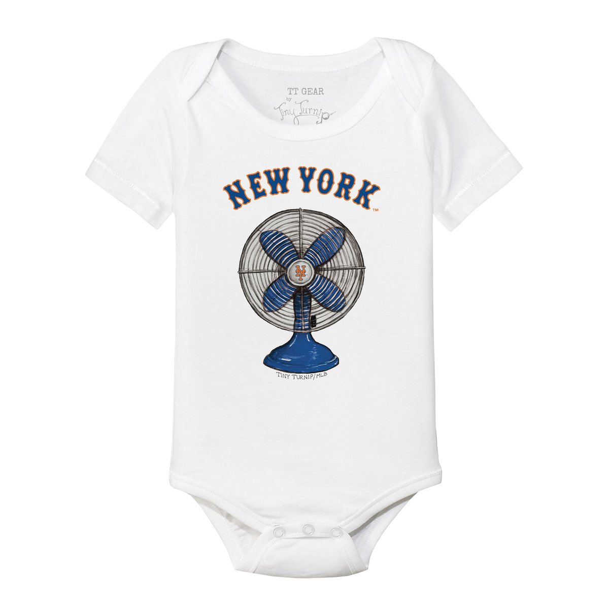New York Mets Fan Short Sleeve Snapper