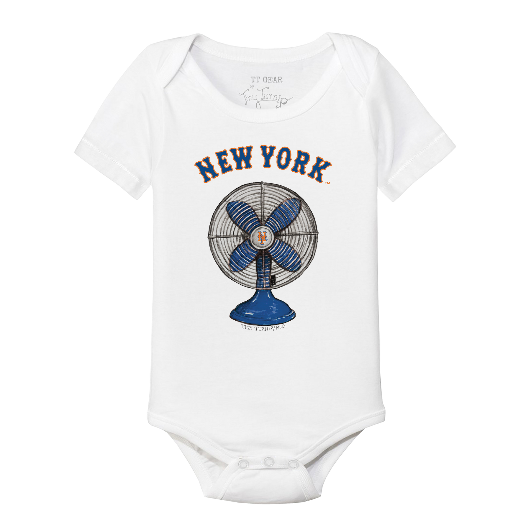 New York Mets Fan Short Sleeve Snapper