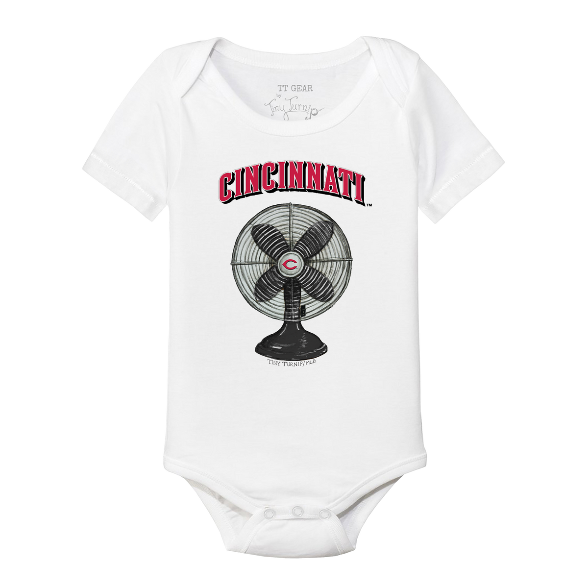 Cincinnati Reds Fan Short Sleeve Snapper