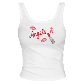 Los Angeles Angels Lipstick Tank - Tiny Turnip