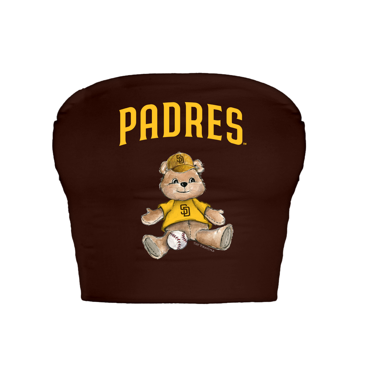 San Diego Padres Teddy Crop Tube Top