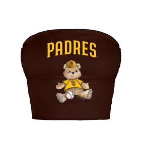 San Diego Padres Teddy Crop Tube Top
