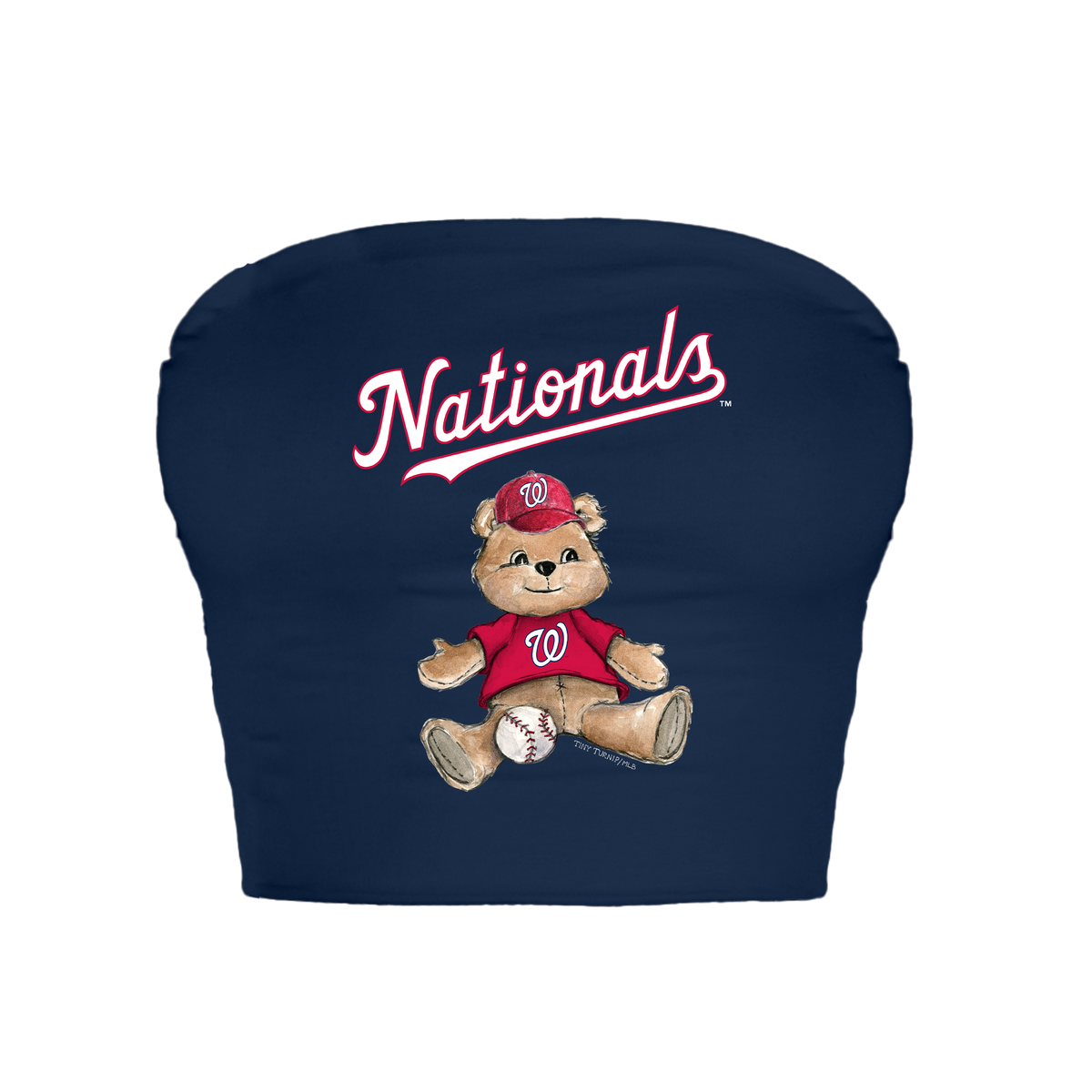 Washington Nationals Teddy Crop Tube Top