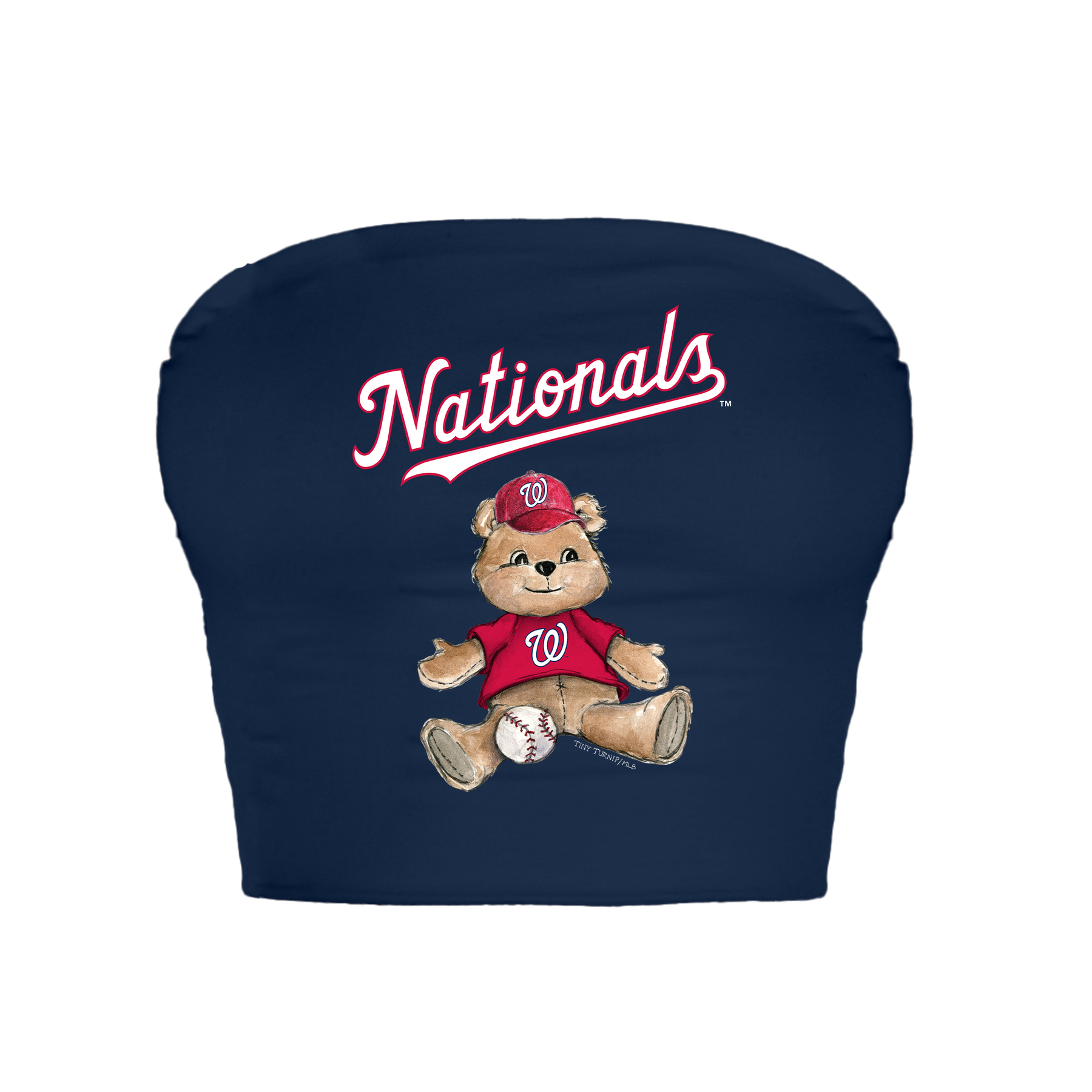 Washington Nationals Teddy Crop Tube Top