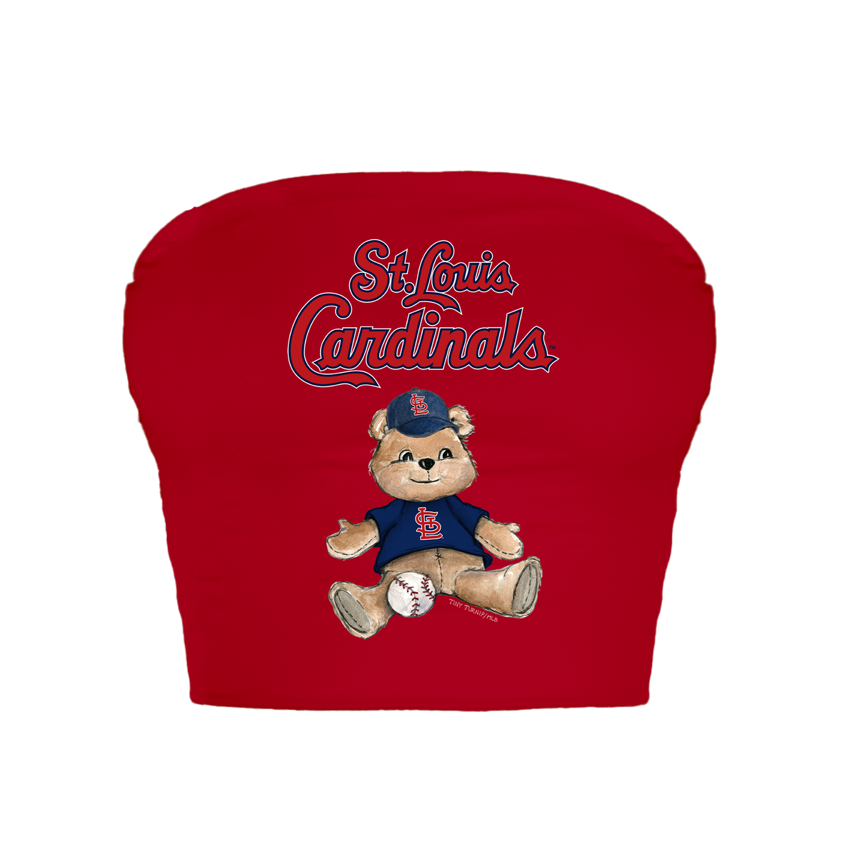 St. Louis Cardinals Teddy Crop Tube Top