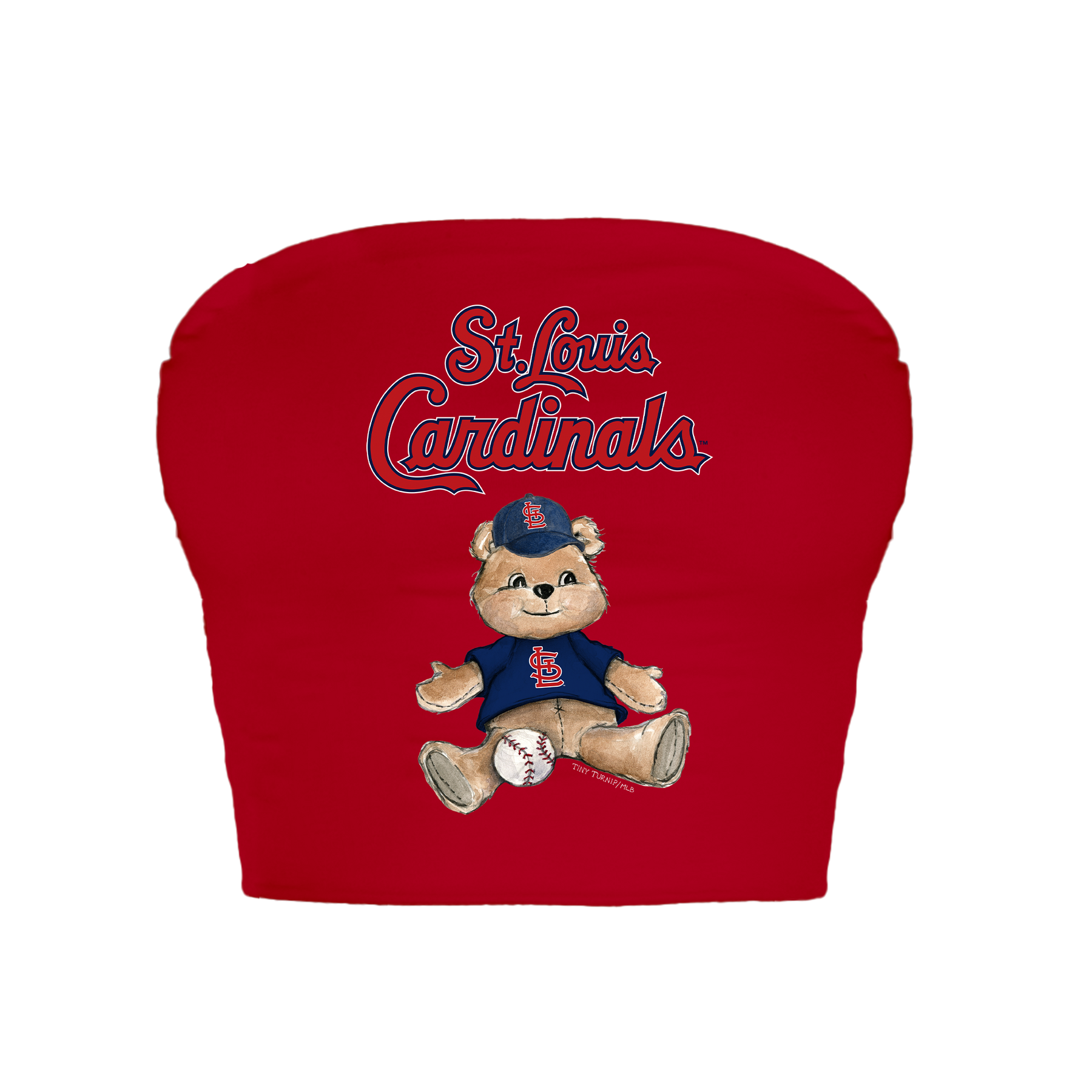 St. Louis Cardinals Teddy Crop Tube Top
