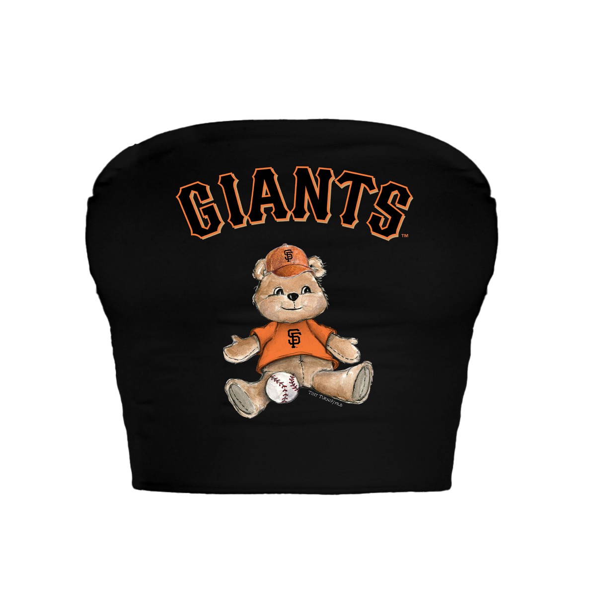 San Francisco Giants Teddy Crop Tube Top