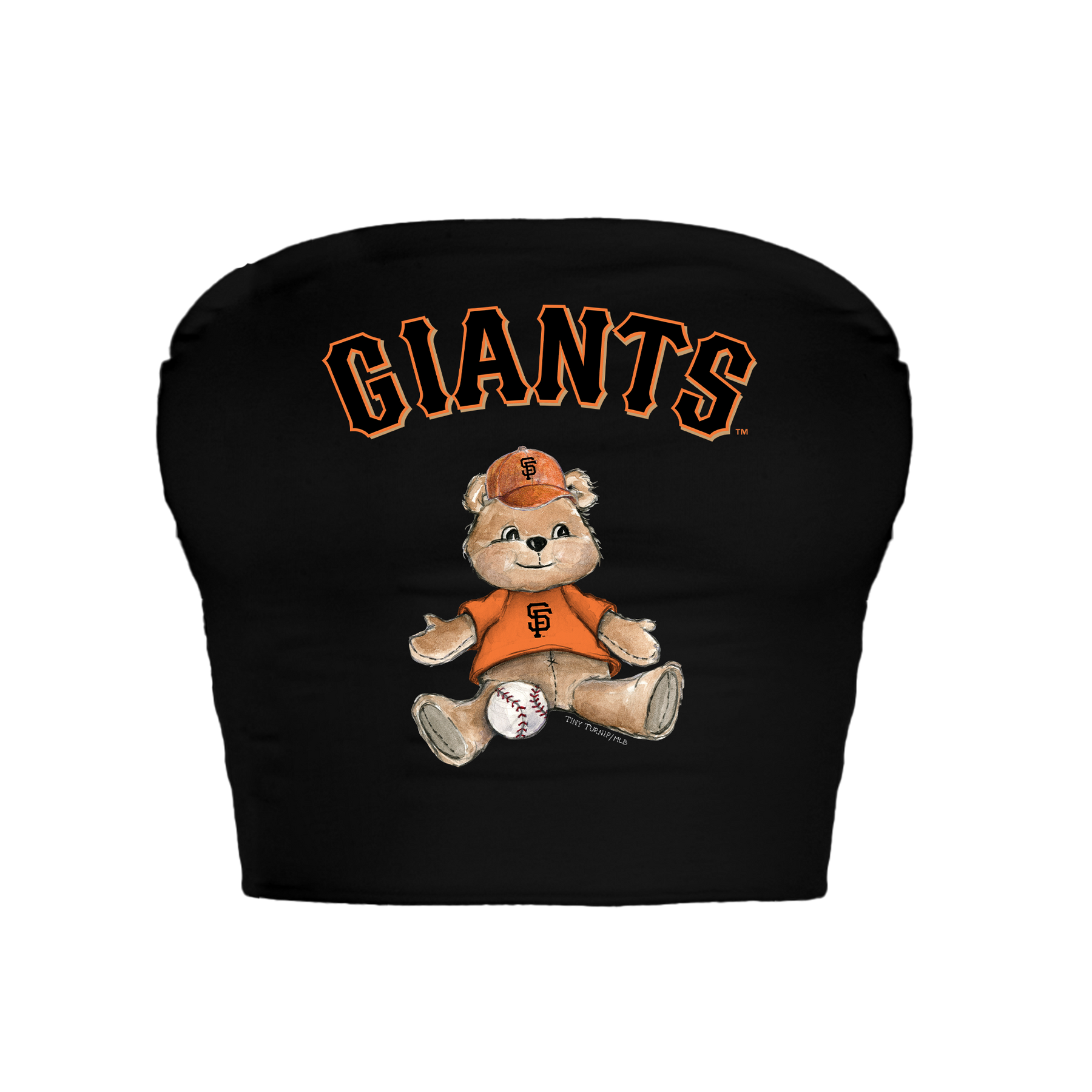 San Francisco Giants Teddy Crop Tube Top