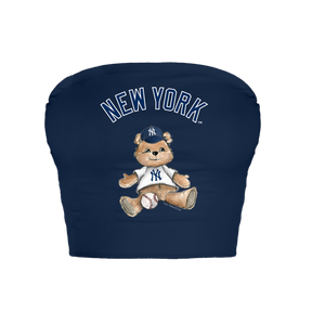New York Yankees Teddy Crop Tube Top