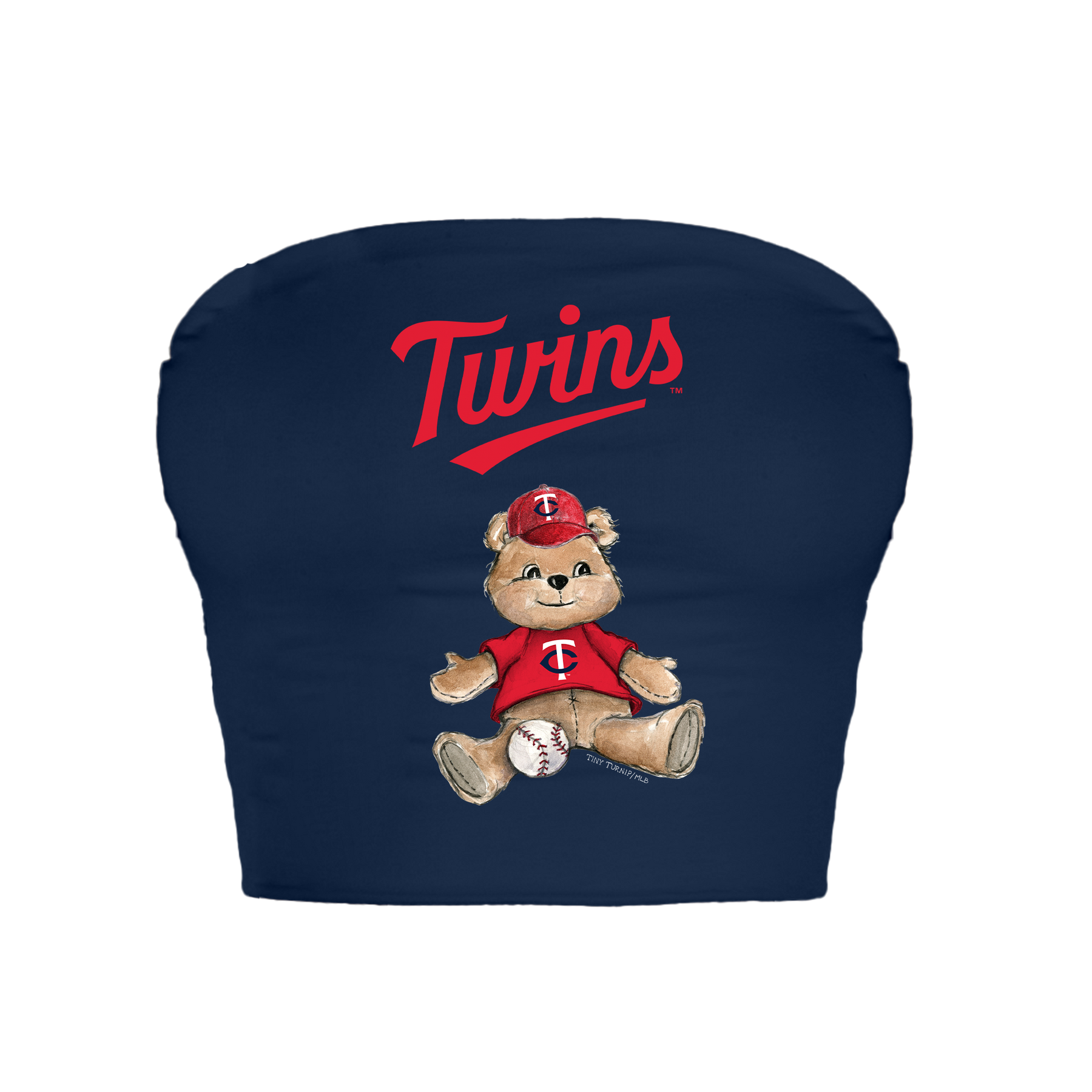 Minnesota Twins Teddy Crop Tube Top
