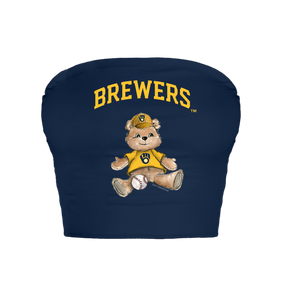 Milwaukee Brewers Teddy Crop Tube Top