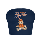 Detroit Tigers Teddy Crop Tube Top