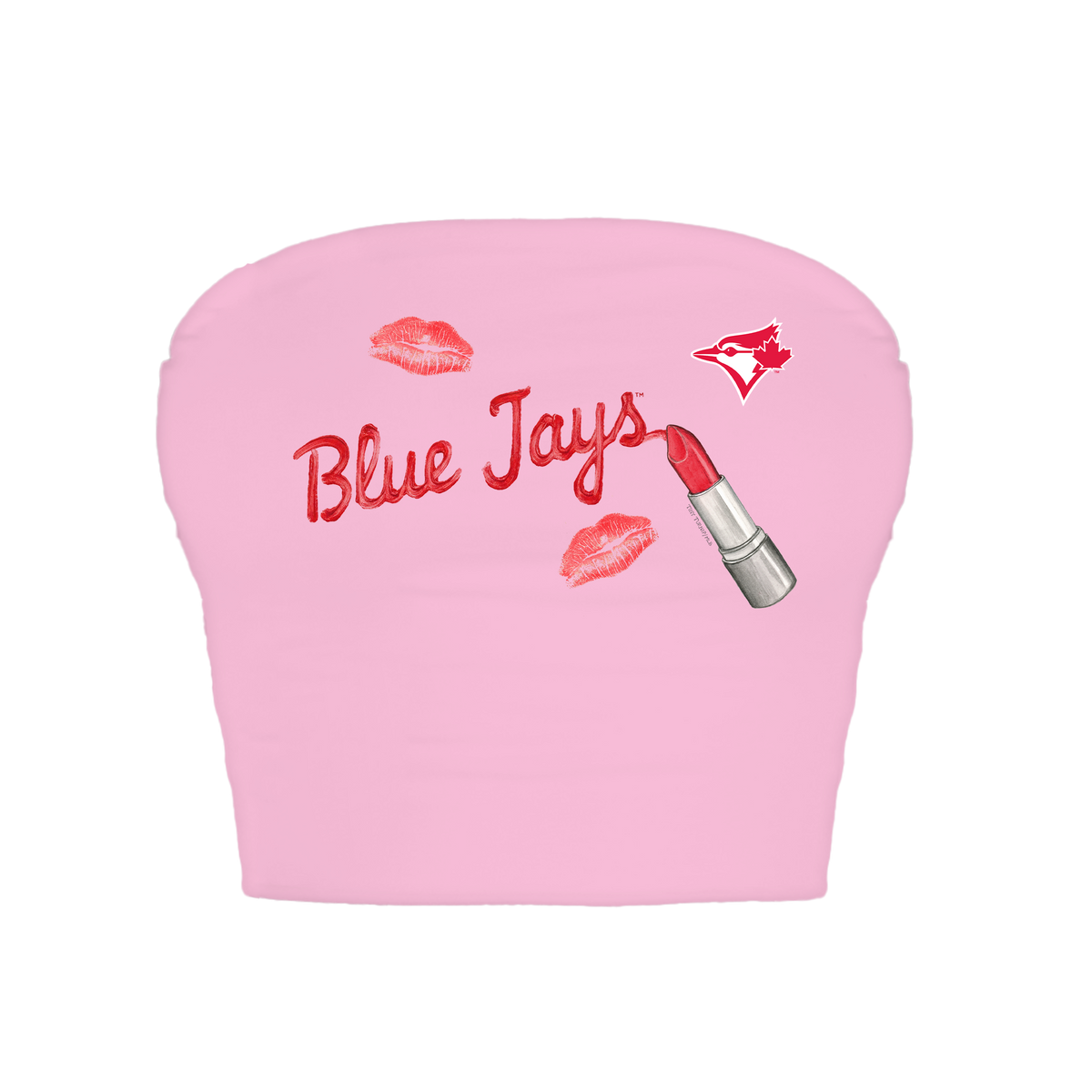 Toronto Blue Jays Lipstick Crop Tube Top