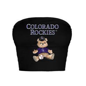 Colorado Rockies Teddy Crop Tube Top