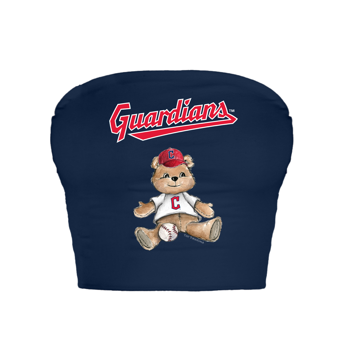 Cleveland Guardians Teddy Crop Tube Top