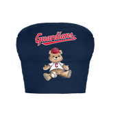 Cleveland Guardians Teddy Crop Tube Top