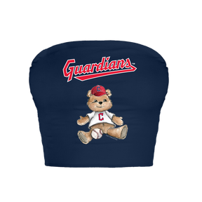 Cleveland Guardians Teddy Crop Tube Top