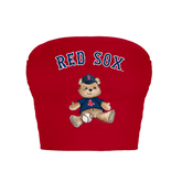 Boston Red Sox Teddy Crop Tube Top
