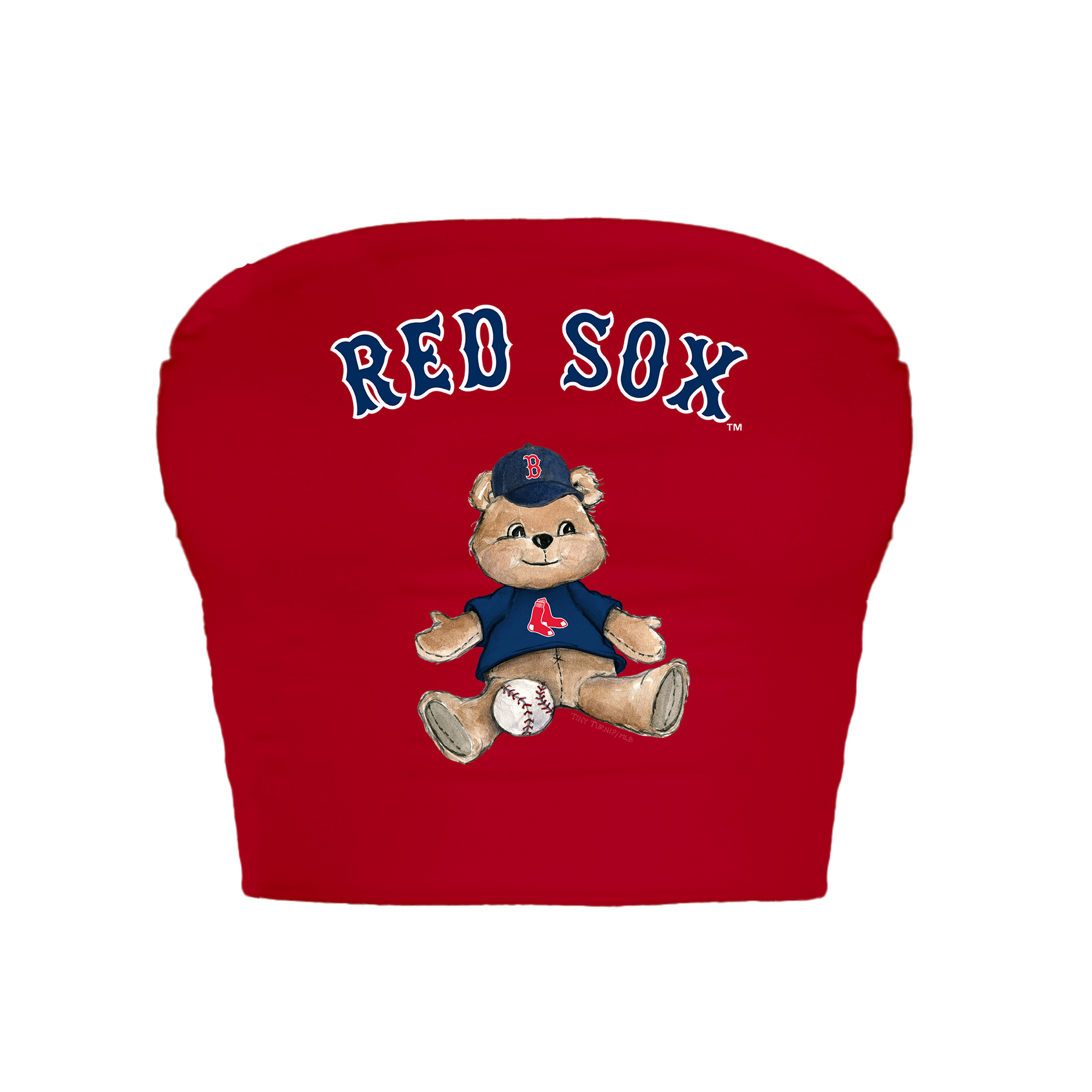 Boston Red Sox Teddy Crop Tube Top