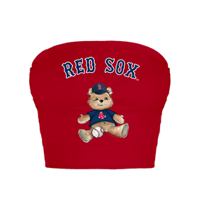 Boston Red Sox Teddy Crop Tube Top