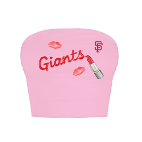 San Francisco Giants Lipstick Crop Tube Top