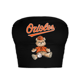 Baltimore Orioles Teddy Crop Tube Top