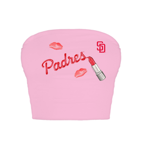 San Diego Padres Lipstick Crop Tube Top