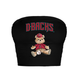 Arizona Diamondbacks Teddy Crop Tube Top