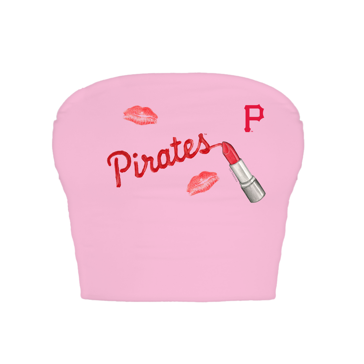 Pittsburgh Pirates Lipstick Crop Tube Top