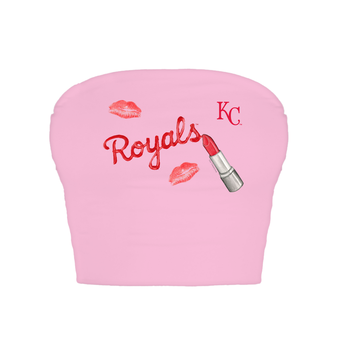 Kansas City Royals Lipstick Crop Tube Top