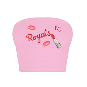 Kansas City Royals Lipstick Crop Tube Top