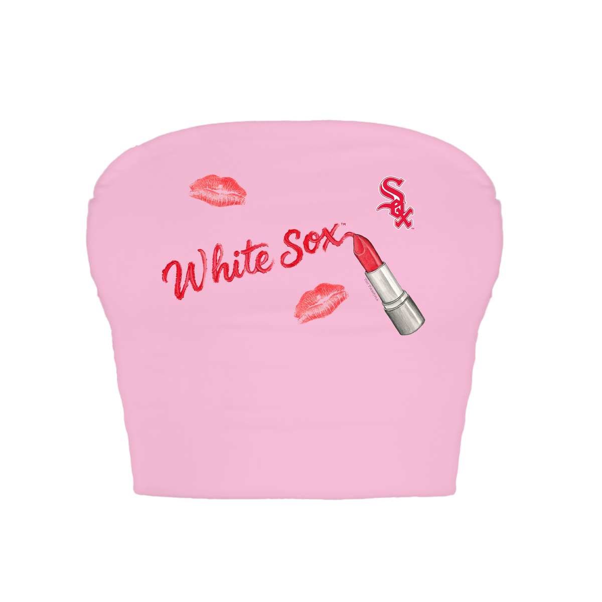 Chicago White Sox Lipstick Crop Tube Top