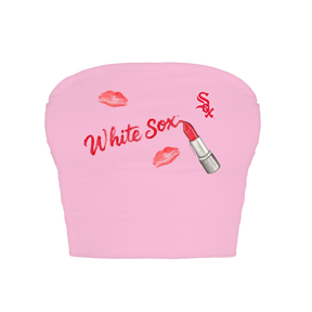 Chicago White Sox Lipstick Crop Tube Top
